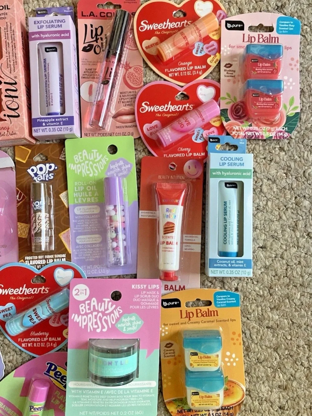 26 piece Assorted Lip Balms, Glosses, Oils